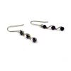 Image 2 : 10KT WHITE GOLD NATURAL AMETHYSTS (0.55CT) EARRING, W/A $380.00. AMETHYSTS IS THE BIRTHSTONE FOR FEB