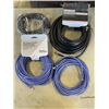 Image 1 : APPROX 200FT OF CAT 6 ETHERNET CABLES, COAX CABLE AND HDMI