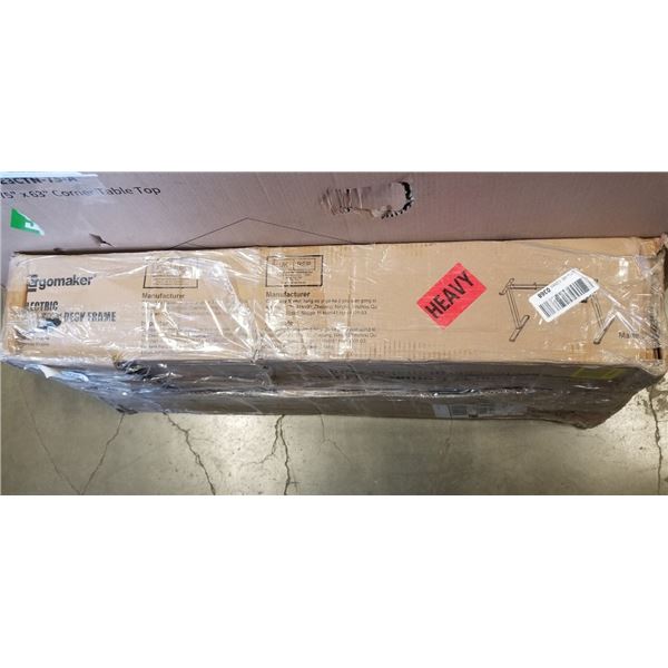 ERGOMAKER ELECTRIC SIT STAND DESK FRAME, BLACK