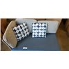 Image 2 : BRAND NEW PATIO CHAUISE LOUNGE WITH BLUE ACCENT PILLOWS