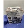 Image 2 : ULTIMA COSA PRESTO BOLLENTE ESPRESSO MACHINE W/ FROTHER AND COFFEE GRINDER - TESTED WORKING, RETAIL 