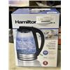 Image 2 : HAMILTON BEACH 1.7L GLASS KETTLE - TESTED WORKING