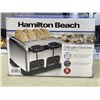 Image 2 : HAMILTON BEACH 4 SLICE TOASTER - TESTED WORKING, RETAIL $99