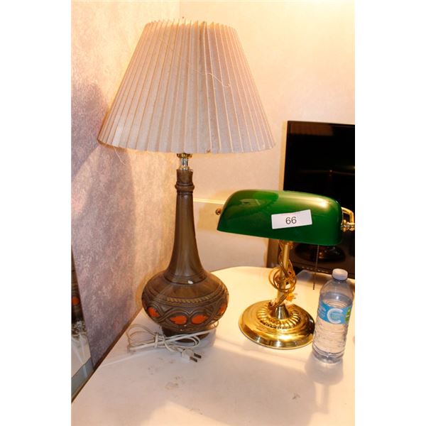 Vintage Desklamp and Tabletop Lamp
