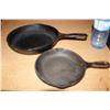 Image 2 : 2 Cast Iron Frying Pans and Cast Iron Lidded Pot