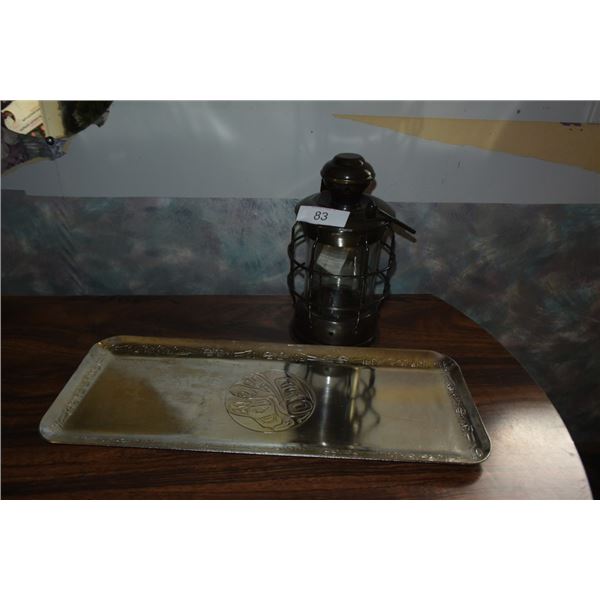 Lantern and Serving Tray