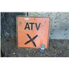 Image 1 : ATV Metal Sign