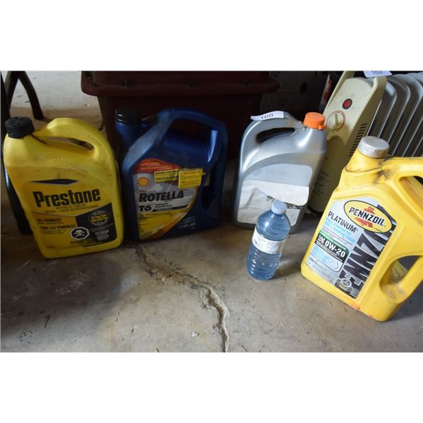 Misc Lot Of Oil-Antifreeze