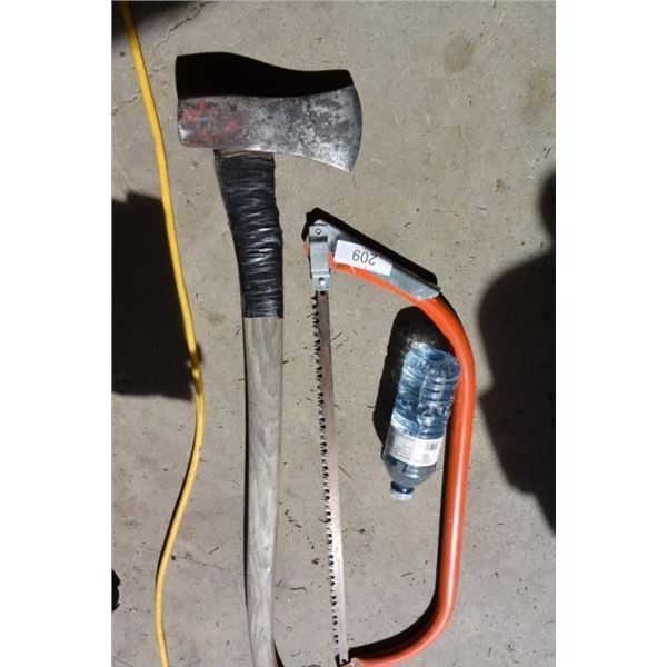 Bowsaw and Ax