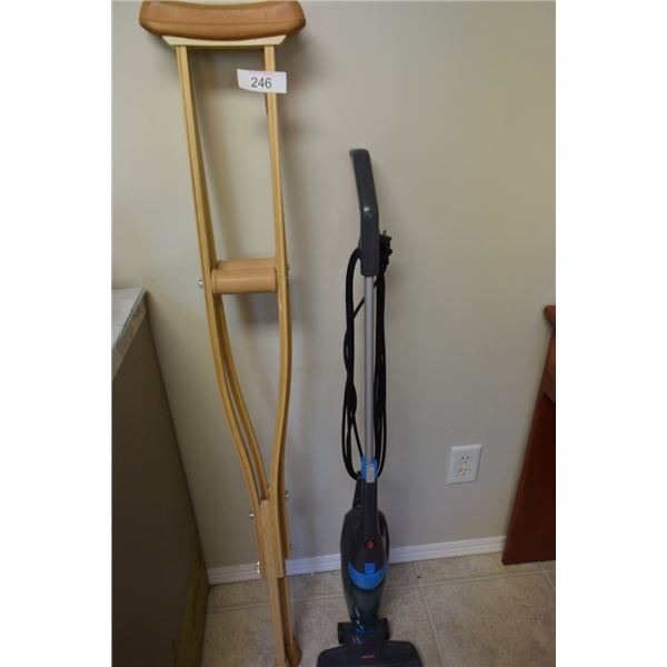 Wooden Crutches - Bissell Vacuum works
