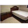Image 1 : Queen Size Headboard Rails & Side Tables