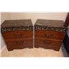 Image 8 : Queen Size Headboard Rails & Side Tables