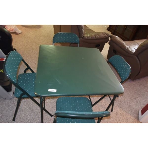 Card PlayingTable With Chairs