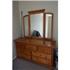 Image 1 : 7 Drawer Dresser With Mirror