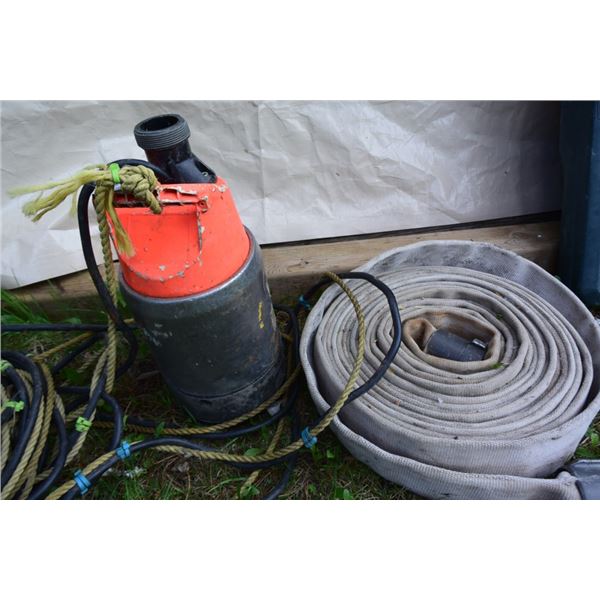 Electrical Sump Pump c/w Hose Works