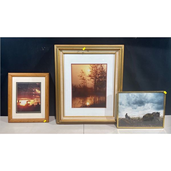 Horse and Sunset Photographs (21wx25h, 13wx16h, 14wx11h)