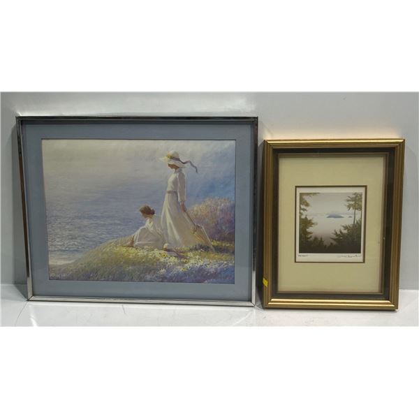 Water Colour Prints (16.5wx13h, 5.5wx5.5h)