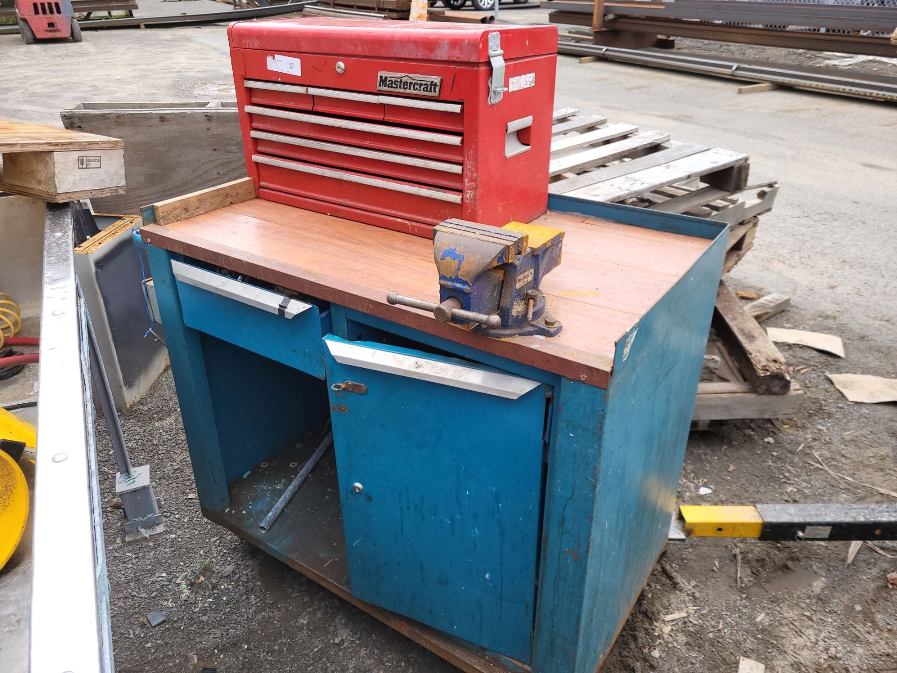 Chest Work Table Work Table with Tool Chest