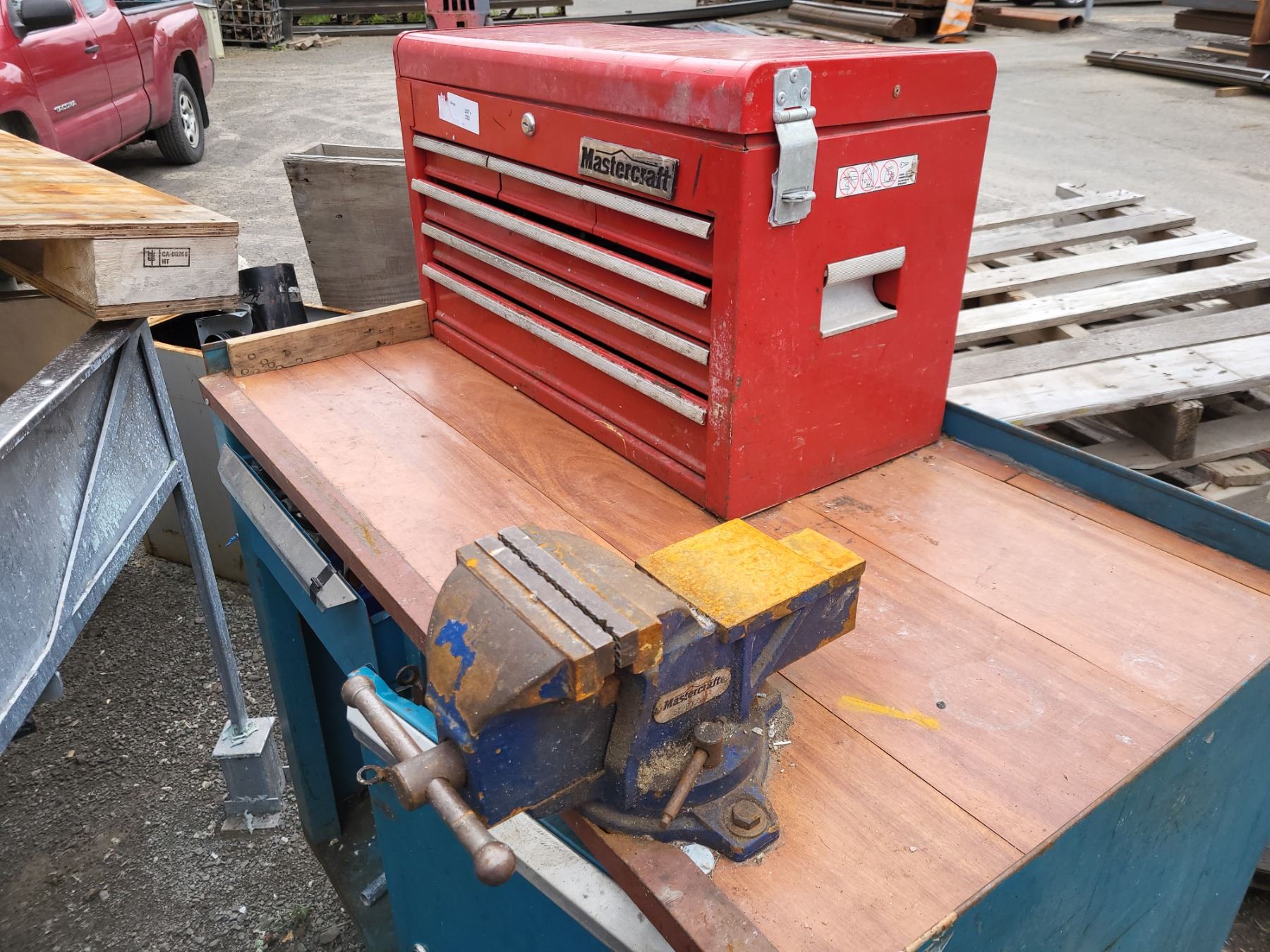 Chest Work Table Work Table with Tool Chest