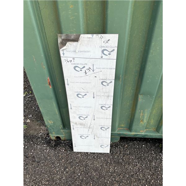 FEUILLE INOX 304 = ,035 X 13 X 41