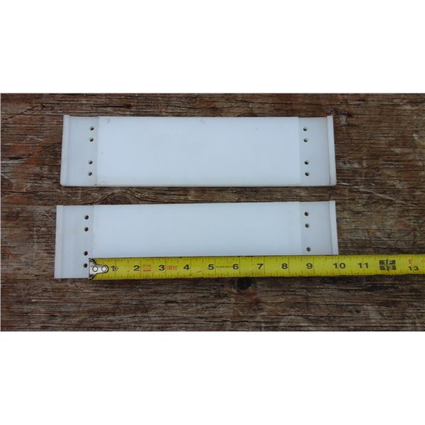 2 Plaque UHMW 3/8" x 3" x 8 1/2"