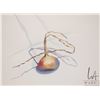 Image 2 : Framed watercolour still-life, titled on verso "The Essential Onion" and initialed by artist George 