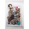 Image 1 : Tray lot of quality collectible costume jewellery including beaded necklaces, Haida, gemstones, brac