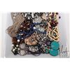Image 2 : Tray lot of quality collectible costume jewellery including beaded necklaces, Haida, gemstones, brac