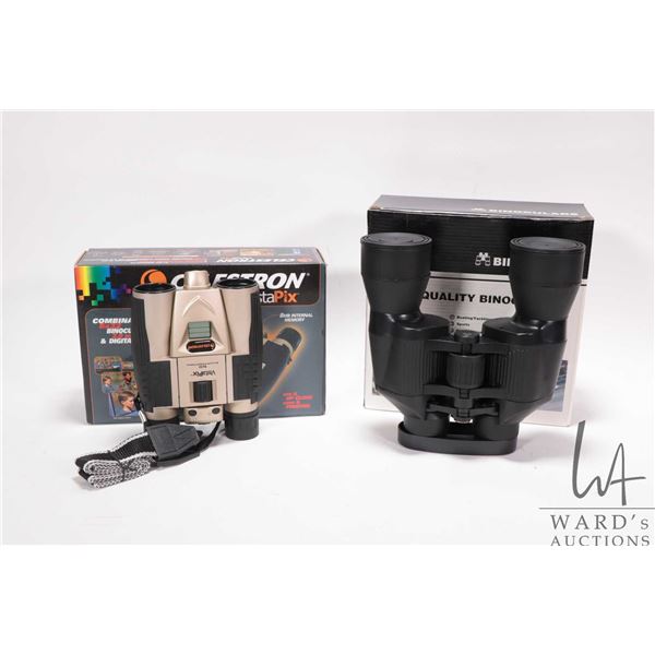 VistaPix 8X32 binocular & digital camera and a 10X50 WA binoculars, both appear near new in box