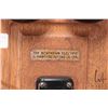 Image 2 : Northern Electric oak cased wall phone, internal including two dry cell batteries, note: ear piece i