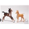 Image 2 : Four Beswick horses including three standing, ranging from 3 1/2" -5" high and one sitting