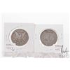 Image 1 : Two USA one dollar coins including 1887 and 1899 Morgan dollars