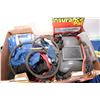 Image 2 : Selection of welding accessories including helmets, gloves, knee pads, cords, assorted vice grips an