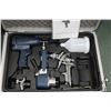 Image 2 : Mastercraft pneumatic tool set including 1/2" impact, angle grinder, paint spray gun, 1/4" die grind