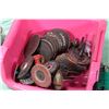 Image 2 : Selection of quarter inch drive grinding tools including two angle grinders, one straight grinder, s