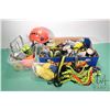Image 1 : Large selection of safety equipment including fall protection harness, lanyards, hearing protectors,