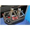 Image 2 : Large selection of automotive tools including fatigue mats, Motomaster battery charger, oil change c