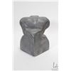 Image 8 : Two soapstone carvings including unsigned bird and a whale with a chipped fin, 8 1/2" in length