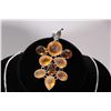 Image 8 : Selection of sterling silver necklaces, all set with a variety of faceted gemstone/ gemstone like an