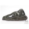 Image 2 : Inuit soapstone carved walrus, signed by artist in syballics, 11" in length
