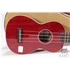 Image 2 : Ohana hand crafted ukulele model SK-15RD, 21" in length, with fitted hard case, appears in as new co