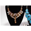 Image 2 : Three sterling silver necklaces, each set with facet gemstone/ gemstone like and coloured natural st