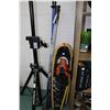 Image 1 : Pair of Faber Winter Leisure 10" X 36" snowshoes, appear to be in as new condition, plus two pairs o