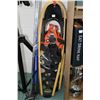 Image 2 : Pair of Faber Winter Leisure 10" X 36" snowshoes, appear to be in as new condition, plus two pairs o