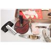 Image 2 : Knife making supplies including stag handles, blade blanks, sharpening stones, knife making books et