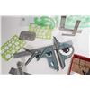 Image 2 : Selection of measuring and machine tools including fixed and adjustable squares, Mitutoyo combinatio