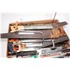 Image 2 : Large selection of different types of saws plus a Somax no. 250 saw set