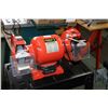 Image 2 : Force International 1/2 hsp. 3500 rpm bench grinder, working at time of cataloguing on floor stand p
