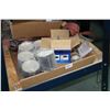 Image 2 : 1" table top belt sander, shop made drum sander plus assorted belts, drums and floor stand, working 
