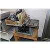 Image 2 : Delta 10" contractors table saw on shop made wooden base plus a selection of corded power tools incl